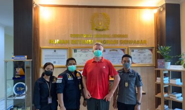 WN Jerman  Pembuat Onar dI Gianyar dan WN Denmark Eks  Napi Penodaan Agama  dI Buleleng DIDeportasi RUDENIM DENPASAR