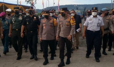 Kapolri Pantau Arus Mudik Lebaran di Pelabuhan Gilimanuk