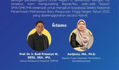 Sosialisasi Seleksi Nasional Penerimaan Mahasiswa Baru Tahun 2023