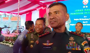 Acara Lepas Sambut Pangdam IX/Udayana, Mayjen TNI Muhammad Zamroni : Siap Lanjutkan Program Terbaik Pimpinan Terdahulu