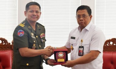 Unhan RI Terima Kunjungan Perpisahan Atase Pertahanan Kamboja, Kolonel Choeun Vicheth
