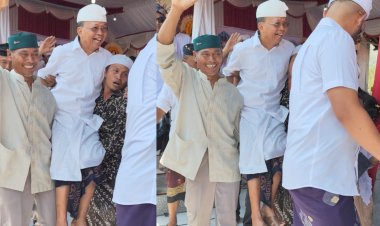 Koster Digendong dan Diarak Umat Hindu dan Muslim, Warga Sumberklampok: Seng Koster seng Coblos