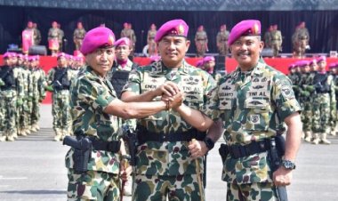 Dankormar Pimpin Serah Terima Jakbatan Danpasmar 3 Sorong