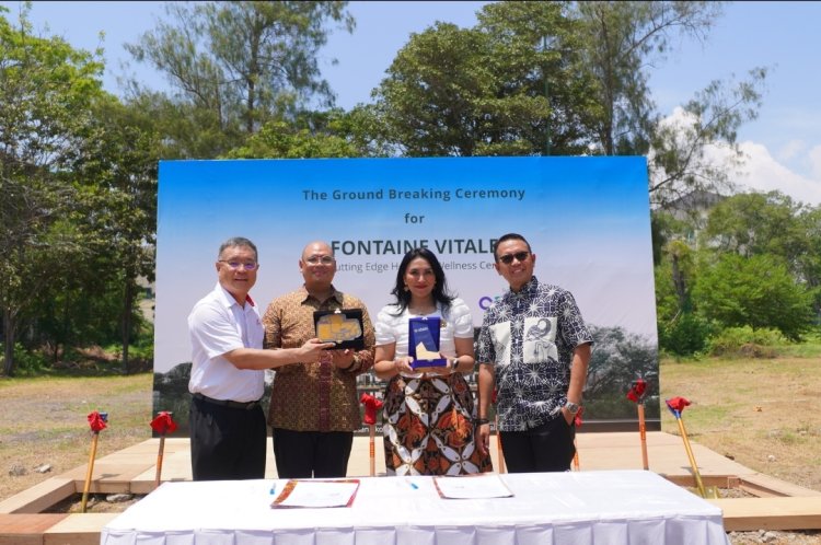 Fontaine Vitale Resmi dibangun di KEK Sanur, Bali jadi Pusat Medis Dunia