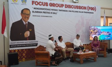 FGD KONI Bali, Strategi Baru Tingkatkan Prestasi Olahraga Pulau Dewata