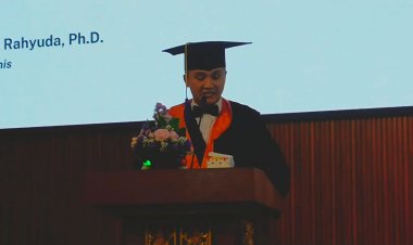 Inovasi SDM Digital di Era Industri 4.0, Prof. Agoes Rahyuda Dilantik Sebagai Guru Besar Universitas Udayana