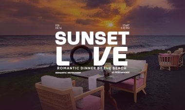 Moonstone Beach Lounge Presents "Sunset Love: Romantic Dinner by The Beach" for Valentine's Day