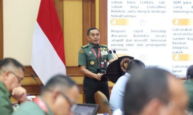 Sekjen Kemhan Pimpin Rapim UO Kemhan 2025, Beri Beberapa Penekanan