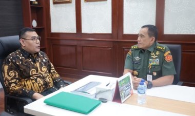 Sekjen Kemhan dan Wakil Menteri ATR/BPN Bahas Sinergi Pengelolaan Aset Negara