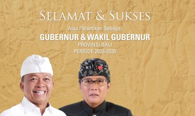 Royal Ambarrukmo Yogyakarta Mengucapkan Selamat Pelantikan Koster - Giri Prasta