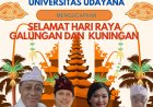 Segenap Civitas Academica Fakultas Hukum Universitas Udayana Mengucapkan Selamat Hari Raya Galungan dan Kuningan. 