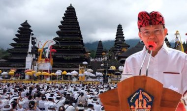 Gubernur Bali Terbitkan Tata Tertib Upacara Ida Bhatara Turun Kabeh di Pura Agung Besakih