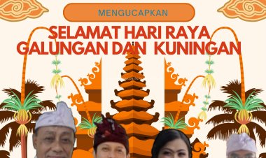 Segenap Civitas Academica Fakultas Hukum Universitas Udayana Mengucapkan Selamat Hari Raya Galungan dan Kuningan. 
