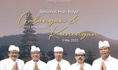 Rektor & Civitas Akademika UNUD Ucapkan Selamat Hari Raya Galungan & Kuningan