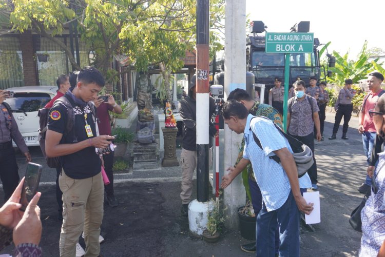 Polresta Denpasar Kerahkan 219 Personel Amankan Pengukuran Lahan Sengketa di Jalan Badak Agung