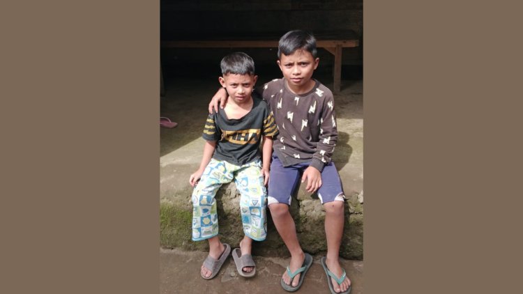 Tangis Sunyi dari Pinggan, Dua Bocah Hidup Terpisah, Terancam Putus Sekolah