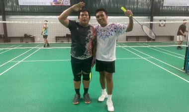 Putu Arly / Komang BL Tancap Gas, Hempaskan Kuda Hitam Danan / Gerry demi Semifinal Roberset Cup 2025