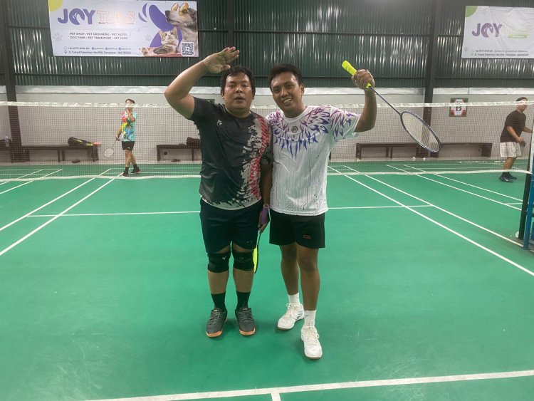 Putu Arly / Komang BL Tancap Gas, Hempaskan Kuda Hitam Danan / Gerry demi Semifinal Roberset Cup 2025