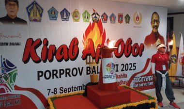 Obor Porprov Bali XVI Tiba di Denpasar, Kobarkan Semangat Olahraga dan Kebersamaan