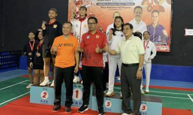 Denpasar Pertahankan Dominasi, Juara Umum Bulutangkis Porprov Bali XVI 2025