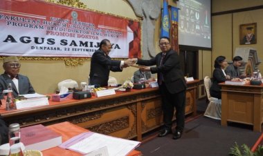 Doktor Baru Unud Angkat Isu Rekonseptualisasi Bank Tanah untuk Reforma Agraria