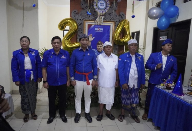 Jadikan Momen Penuh Kebersamaan, DPD Partai Demokrat Bali Rayakan HUT ke-24 Secara Sederhana