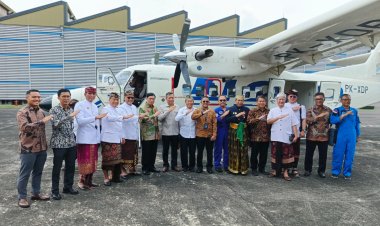 BIBU Panji Sakti Resmikan Pembelian Pesawat Amfibi N-219 untuk Revolusi Logistik Laut Bali dan Indonesia Timur