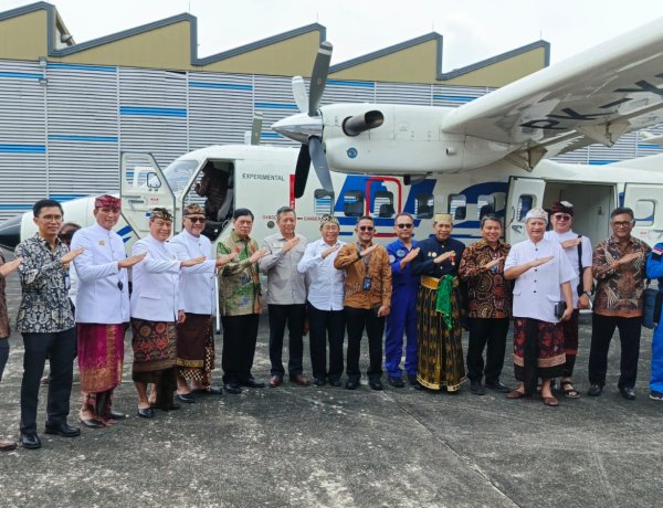 BIBU Panji Sakti Resmikan Pembelian Pesawat Amfibi N-219 untuk Revolusi Logistik Laut Bali dan Indonesia Timur