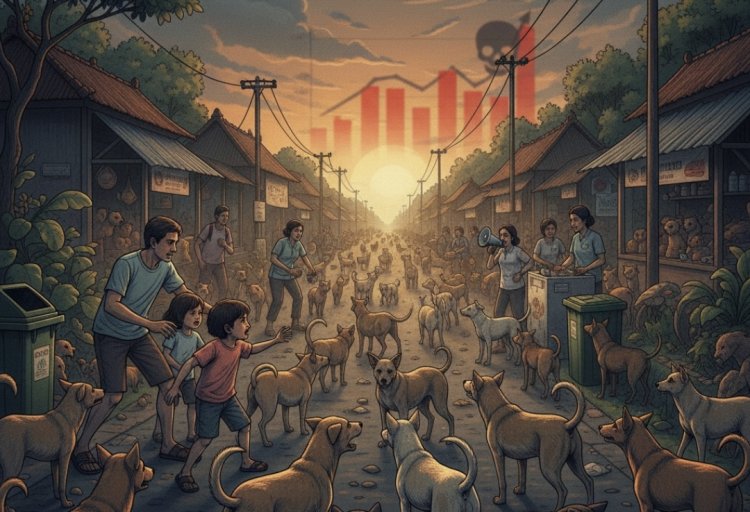 Populasi Anjing Liar Melonjak, 375 Kasus Rabies Tercatat di Bali hingga Oktober 2025