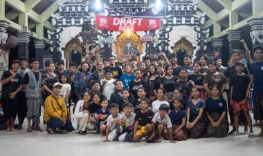 Jelang Nyepi, BTID Gelar Safari Ogoh-Ogoh di Enam Banjar Desa Serangan