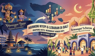 Nyepi dan Lebaran Berpadu, Okupansi Hotel Bali Meningkat hingga 80 Persen